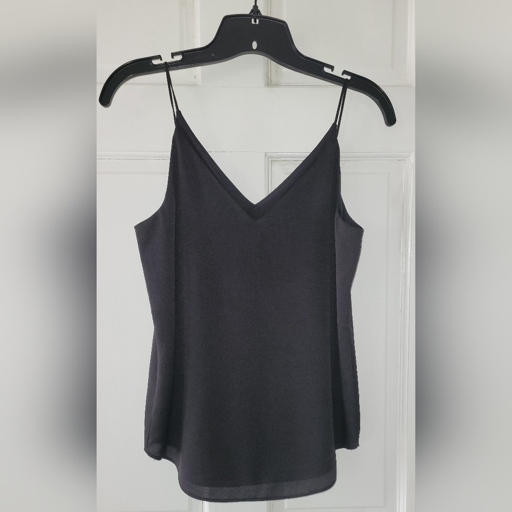New Express Downtown VNeck Lined Cami Black XS